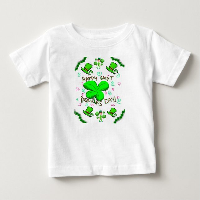 T-shirt Pour Bébé T-shirt bébé St. Patrick's Day (Devant)