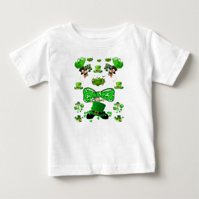 T-shirt Pour Bébé T-shirt bébé St. Patrick's Day (Devant)