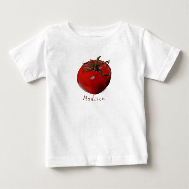 T-shirt Pour Bébé T-shirt bébé tomate (Devant)