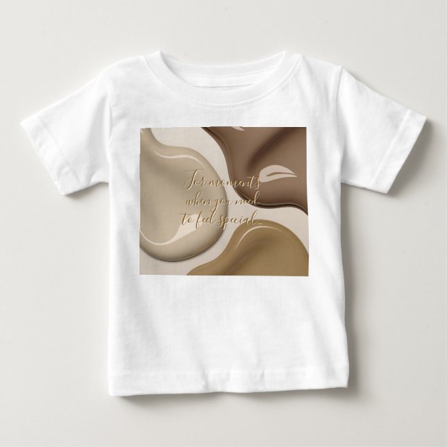 T-shirt Pour Bébé T-shirt classique bébé en graphisme élégant (Devant)