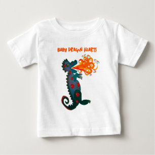 T-shirt Pour Bébé T-shirt Coeur du Dragon Bébé