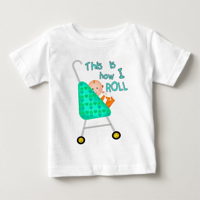 T-shirt Pour Bébé T-shirt/combinaison drôles de bébé (Devant)