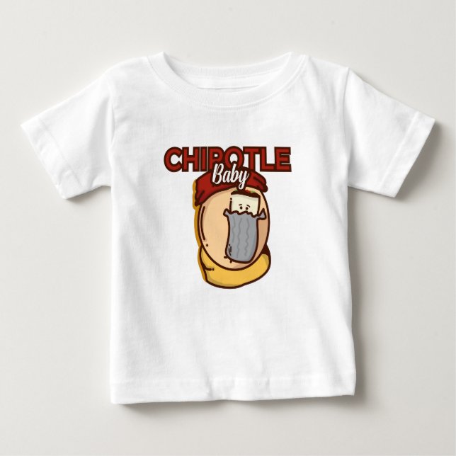 T-shirt Pour Bébé T-shirt de bébé de Chipotle (Devant)