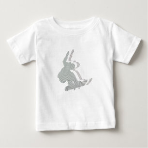 T-shirt Pour Bébé T-shirt de bébé de conception de logo de surf de