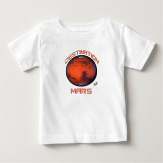 T-shirt Pour Bébé T-shirt de bébé de Mars de destination