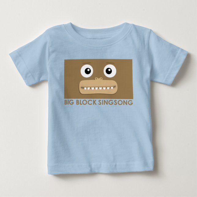 T-shirt Pour Bébé T-shirt de bébé de singe de BBSS (Devant)