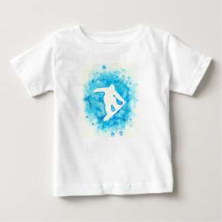 T-shirt Pour Bébé T-shirt de bébé de snowboarding