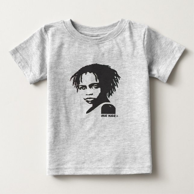 T-shirt Pour Bébé T-shirt de bébé d'enfant d'IRIE KIDZ® "Rasta" (Devant)