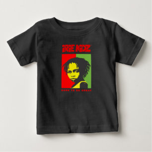 T-shirt Pour Bébé T-shirt de bébé d'enfant d'IRIE KIDZ® "Rasta"