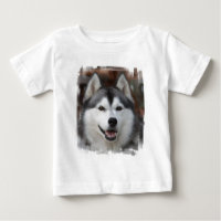 T-shirt enroué de bébé de chien