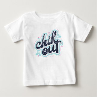 T-shirt Pour Bébé T-shirt graphique bébé typographie rétro détendez-