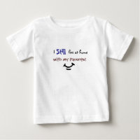 T-shirt idiot de bébé
