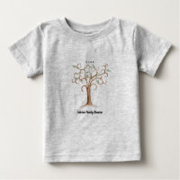 T-Shirt, le jeune marié à l'arbre généalogique