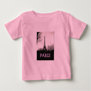 T-shirt Pour Bébé T-shirt/Tour Eiffel de bébé