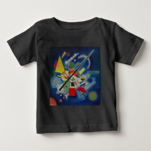 T-shirt Pour Bébé Tableau bleu de Kandinsky