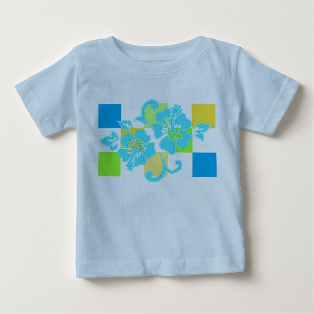 T-shirt Pour Bébé Tableau de contrôle Hibiscus Toddler et Tee - shir (Devant)