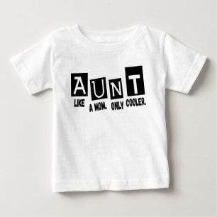 T-shirt Pour Bébé Tante comme une mère seulement glacière