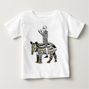 T-shirt Pour Bébé Tapir d'em de tour