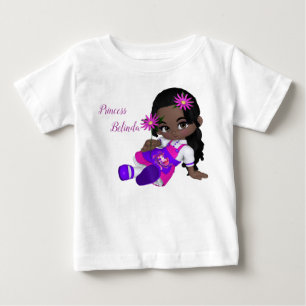 T-shirt Pour Bébé Tarte Tourbillonnant colorée