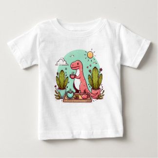 T-shirt Pour Bébé Tea-Rex Cactus Charme