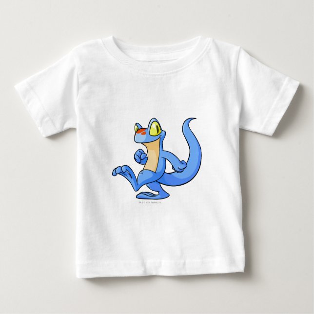 T-shirt Pour Bébé Techo bleu (Devant)