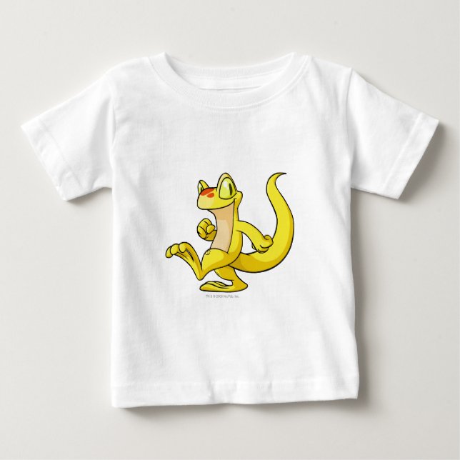 T-shirt Pour Bébé Techo jaune (Devant)