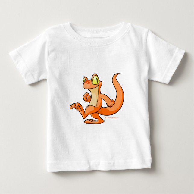 T-shirt Pour Bébé Techo orange sur une recherche (Devant)