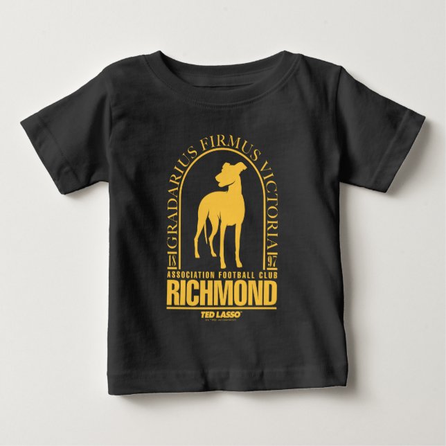 T-shirt Pour Bébé Ted Lasso | AFC Richmond Gold Arched Logo (Devant)