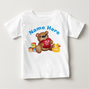 T-shirt Pour Bébé Teddy Bear T Shirts personnalisé, bébés aux adulte