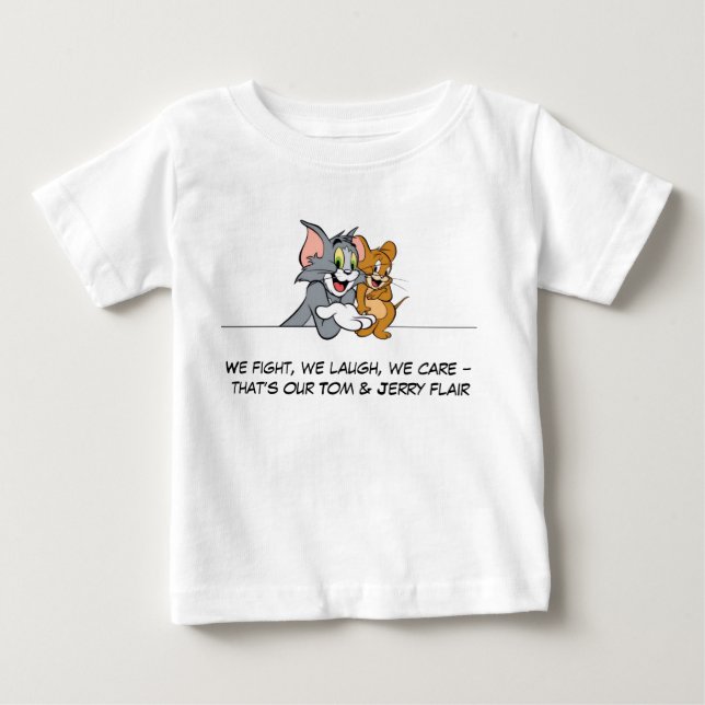 T-shirt Pour Bébé Tee Fun Tom & Jerry (Devant)