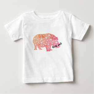 T-shirt Pour Bébé Tee-shirt funky hippopotame monsieurToutPetit à vo