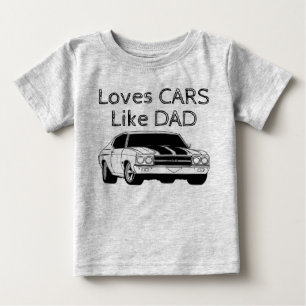 T-shirt Pour Bébé Tel père, tel fils