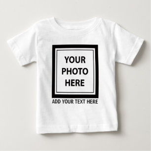 T-shirt Pour Bébé Télécharger une photo et ajouter du texte - Person