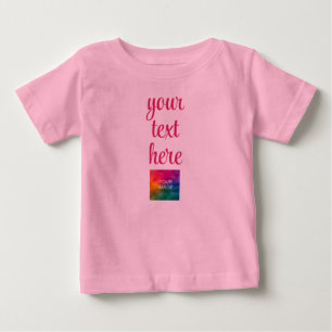 T-shirt Pour Bébé Télécharger votre image Ajouter un Modèle de texte