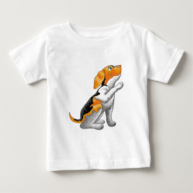 T-shirt Pour Bébé télescope pour chiens (Devant)
