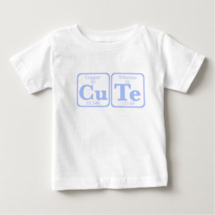 T-shirt Pour Bébé Tellurium de cuivre (CuTe) -- Bleu