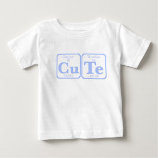 T-shirt Pour Bébé Tellurium de cuivre (CuTe) -- Bleu