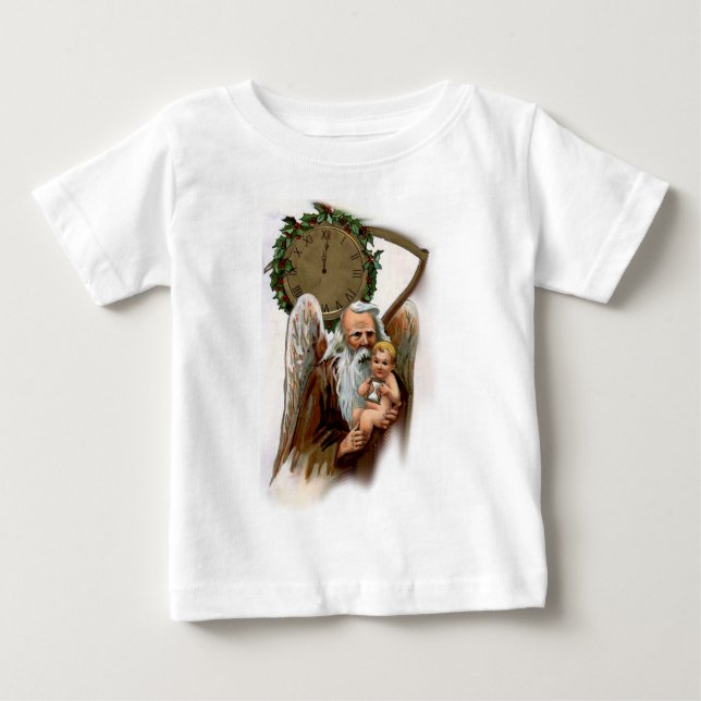 T-shirt Pour Bébé temps de père (Devant)