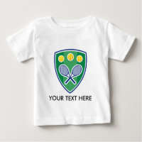 Tennis Club personnalisé T Chemises vêtements bébé