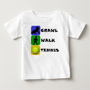T-shirt Pour Bébé Tennis de promenade de rampement