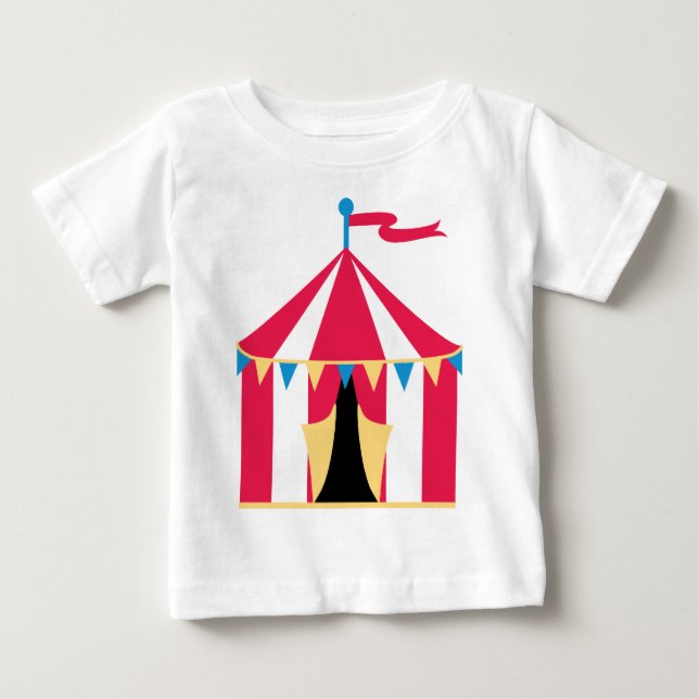 T-shirt Pour Bébé Tente de cirque (Devant)