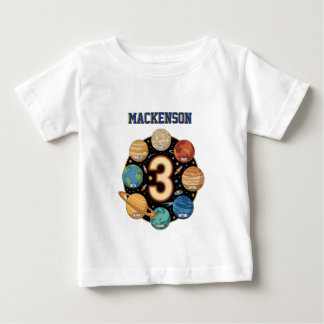 T-shirt Pour Bébé Tenue de fête d'anniversaire personnalisée pour l'