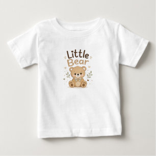 T-shirt Pour Bébé Tenue de naissance Ourson Mignon Cadeau
