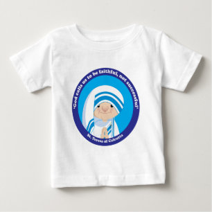 T-shirt Pour Bébé Teresa de Calcutta