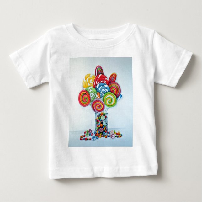 T-shirt Pour Bébé Terre de sucrerie (Devant)