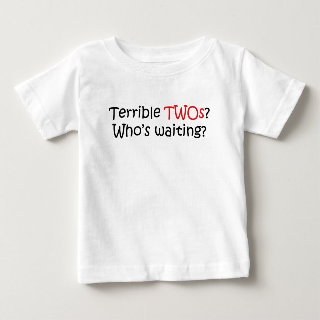 T-shirt Pour Bébé terrible2s (Devant)