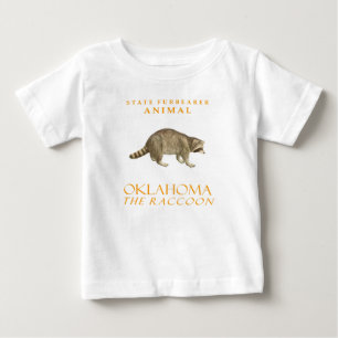 T-shirt Pour Bébé Territoire de l'Oklahoma Animal à fourrure Le Rato