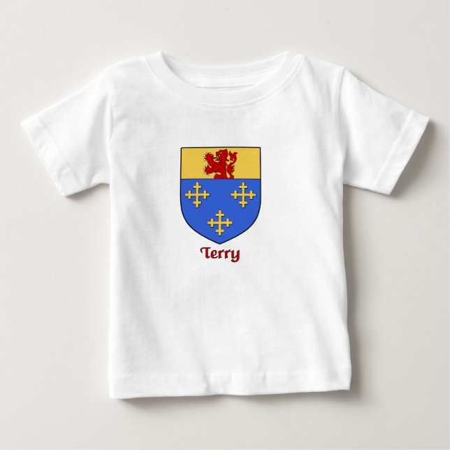 T-shirt Pour Bébé Terry Family Shield (Devant)