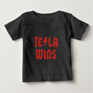 T-shirt Pour Bébé Tesla