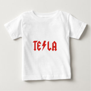 T-shirt Pour Bébé Tesla